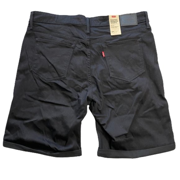 NWT Levi’s Shaping Bermuda Shorts Black - Picture 2 of 2
